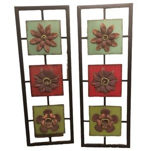 Two matching art pieces